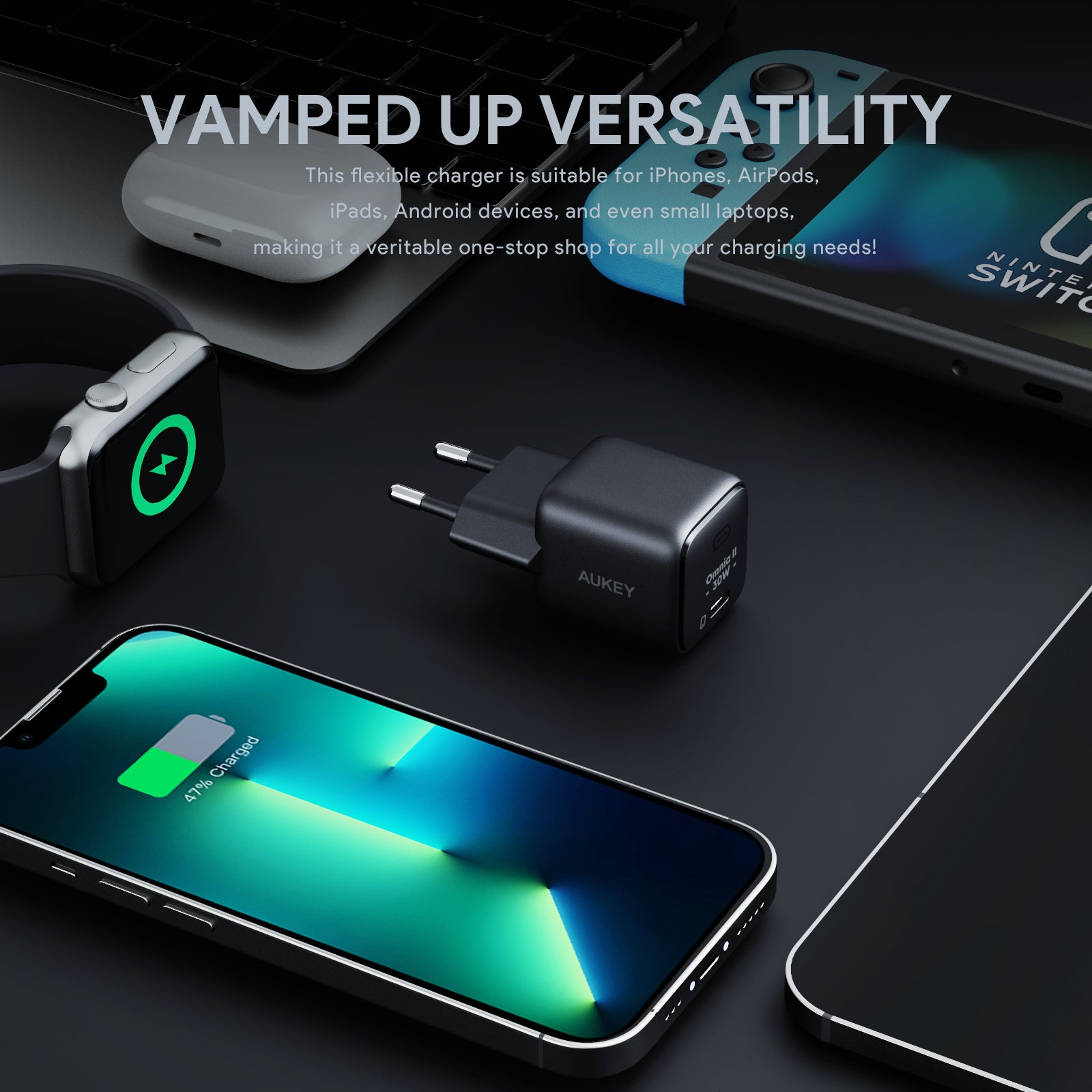 AUKEY PA-B1L Mini 30W USB-C PD Charger
