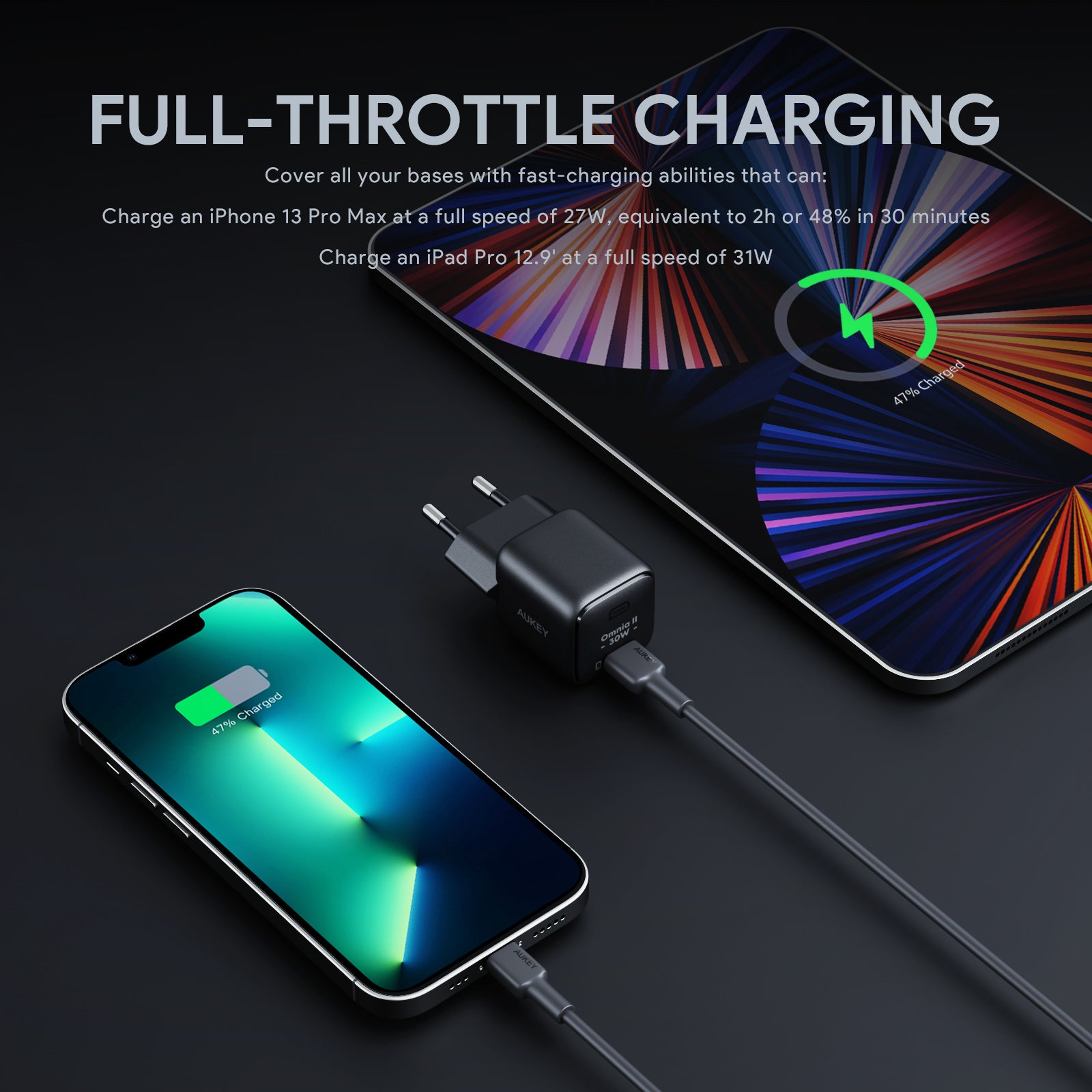AUKEY PA-B1L Mini 30W USB-C PD Charger