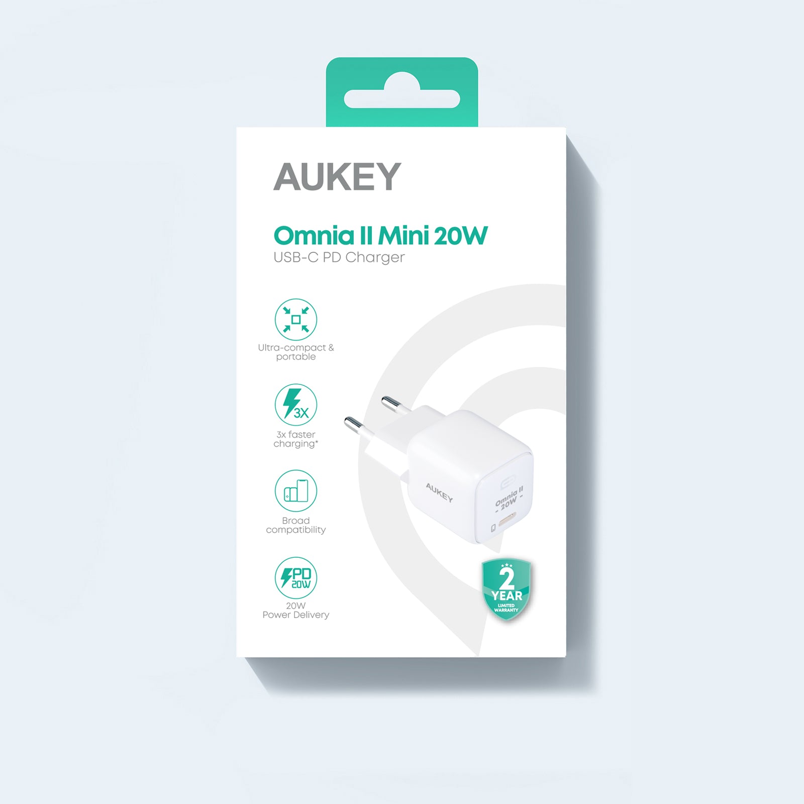 AUKEY PA-B1T Mini 20W USB-C PD Charger