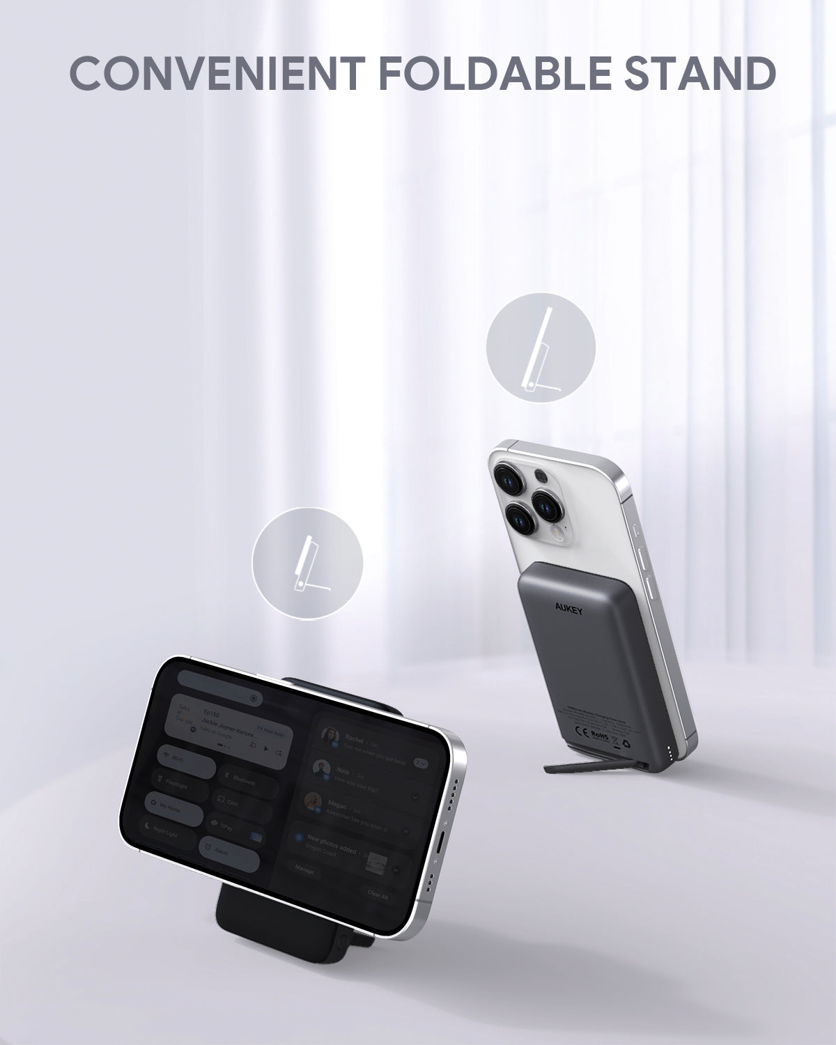AUKEY PB-MS02 MagFusion 10000mAh 30W MagSafe Power Bank