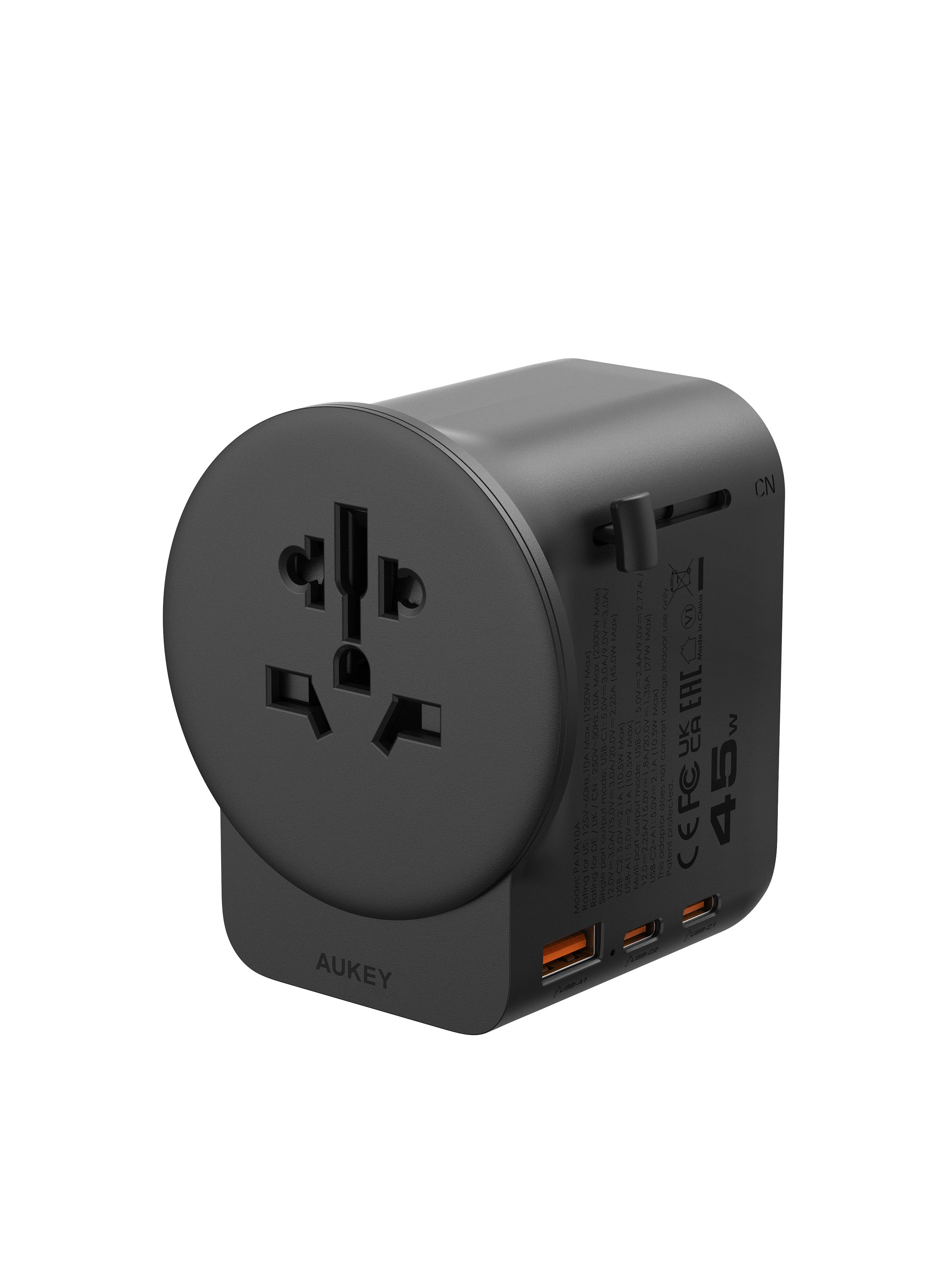 AUKEY  PA-TA10A 45W GaN Universal Adapter