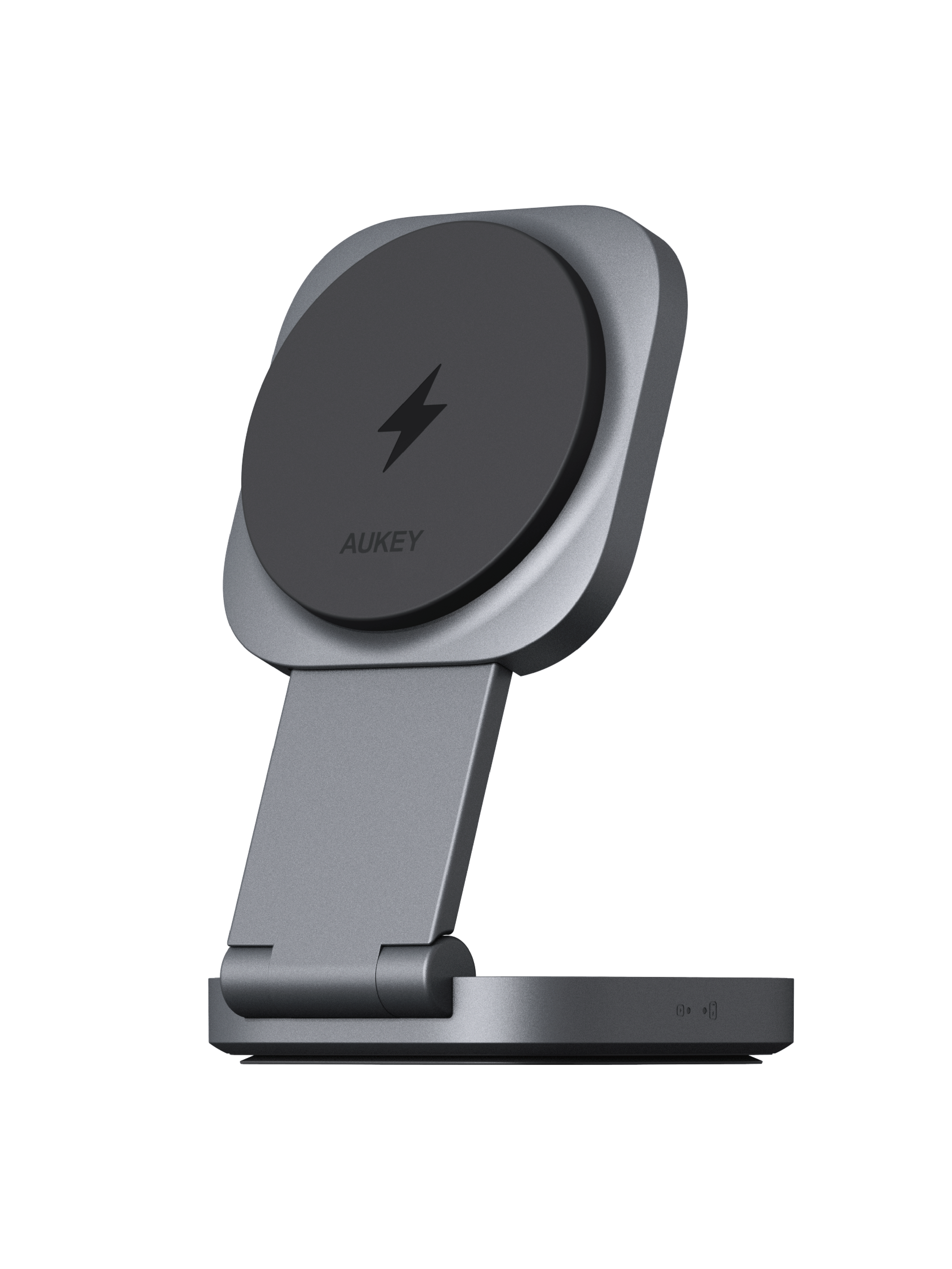 AUKEY LC-MC211 MagFusion L Qi2 2-in-1 Foldable Magnetic Fast Wireless Charging Station