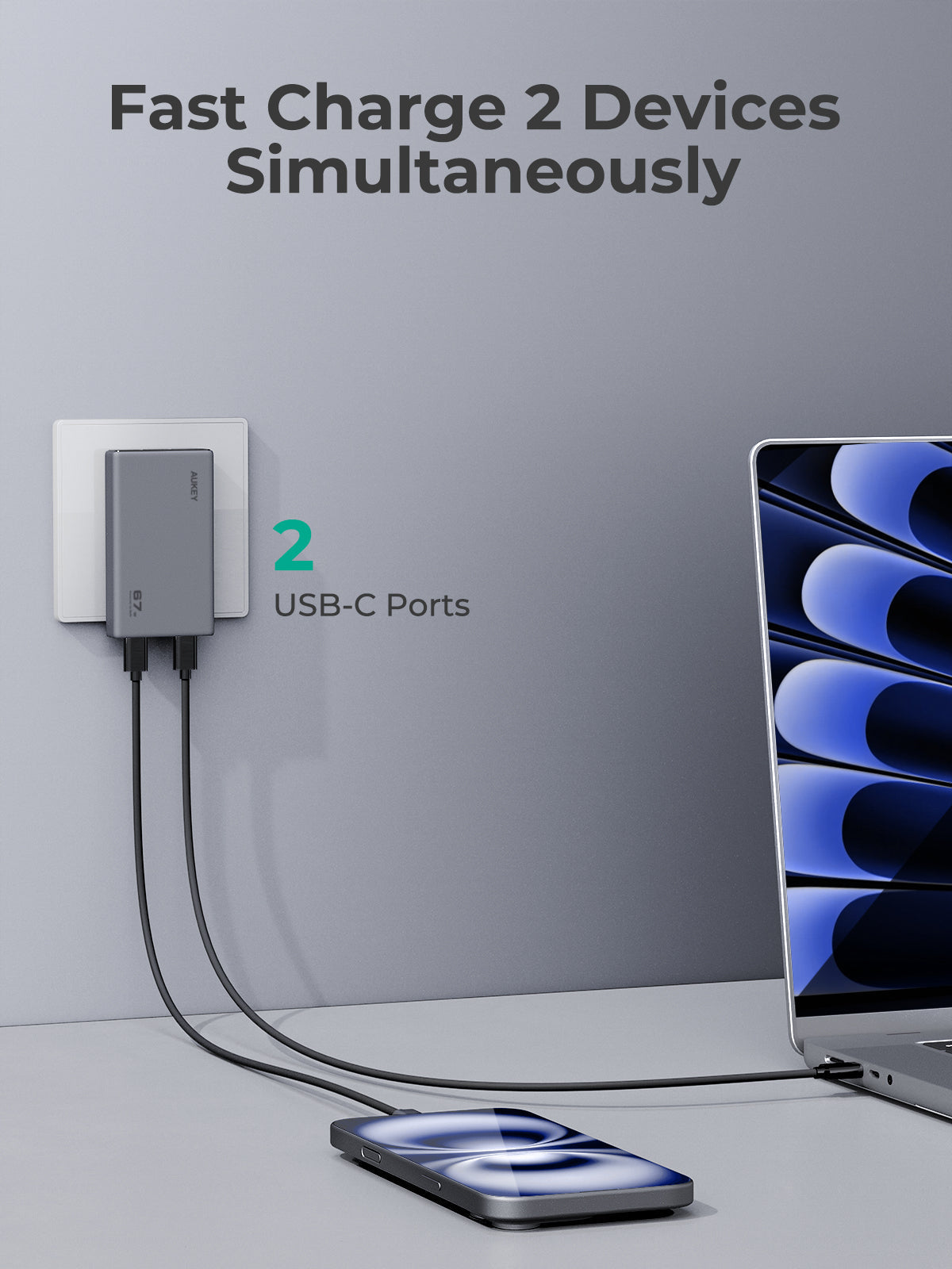 fast charge 2 devices simultaneously