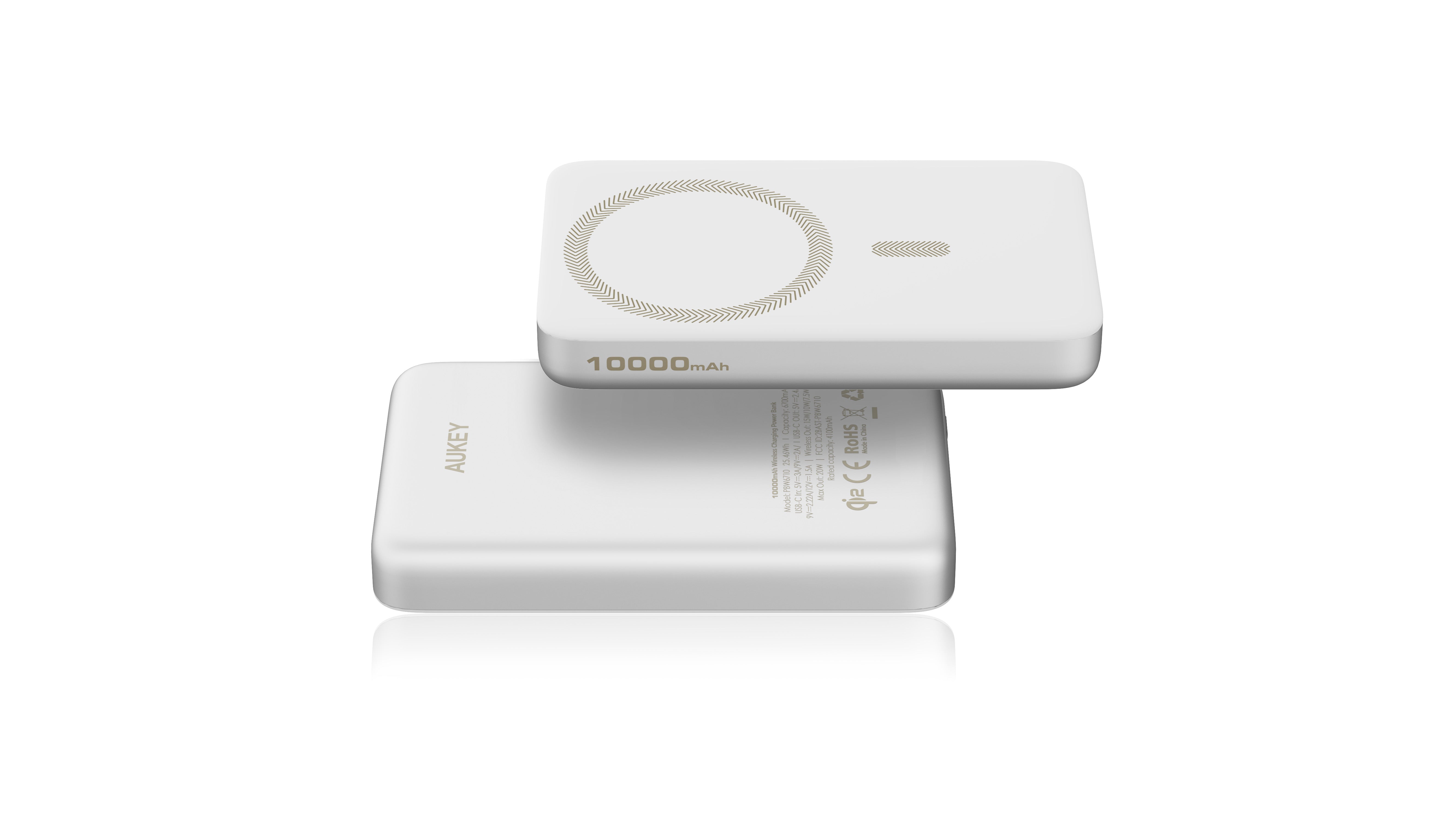 AUKEY PB-MS08 MagFusion M 10000mAh Qi2 Magnetic Wireless Charging Power Bank