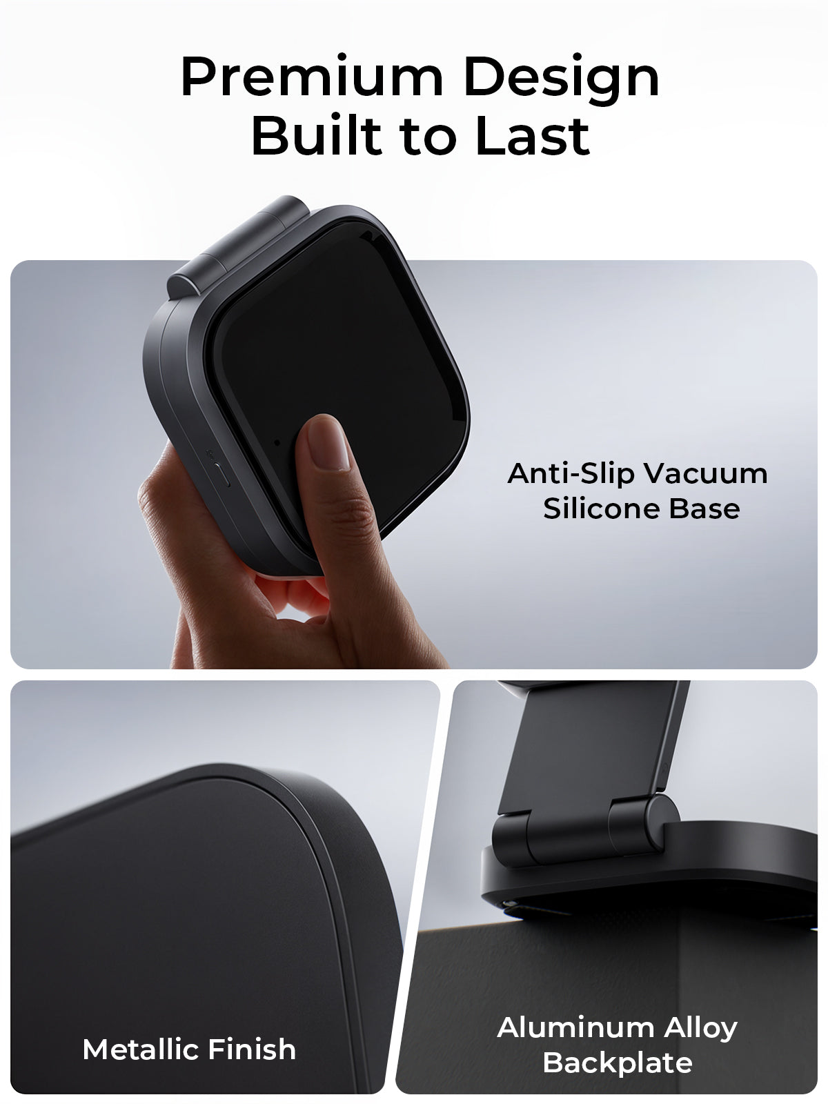 AUKEY LC-MC211 MagFusion L Qi2 2-in-1 Foldable Magnetic Fast Wireless Charging Station