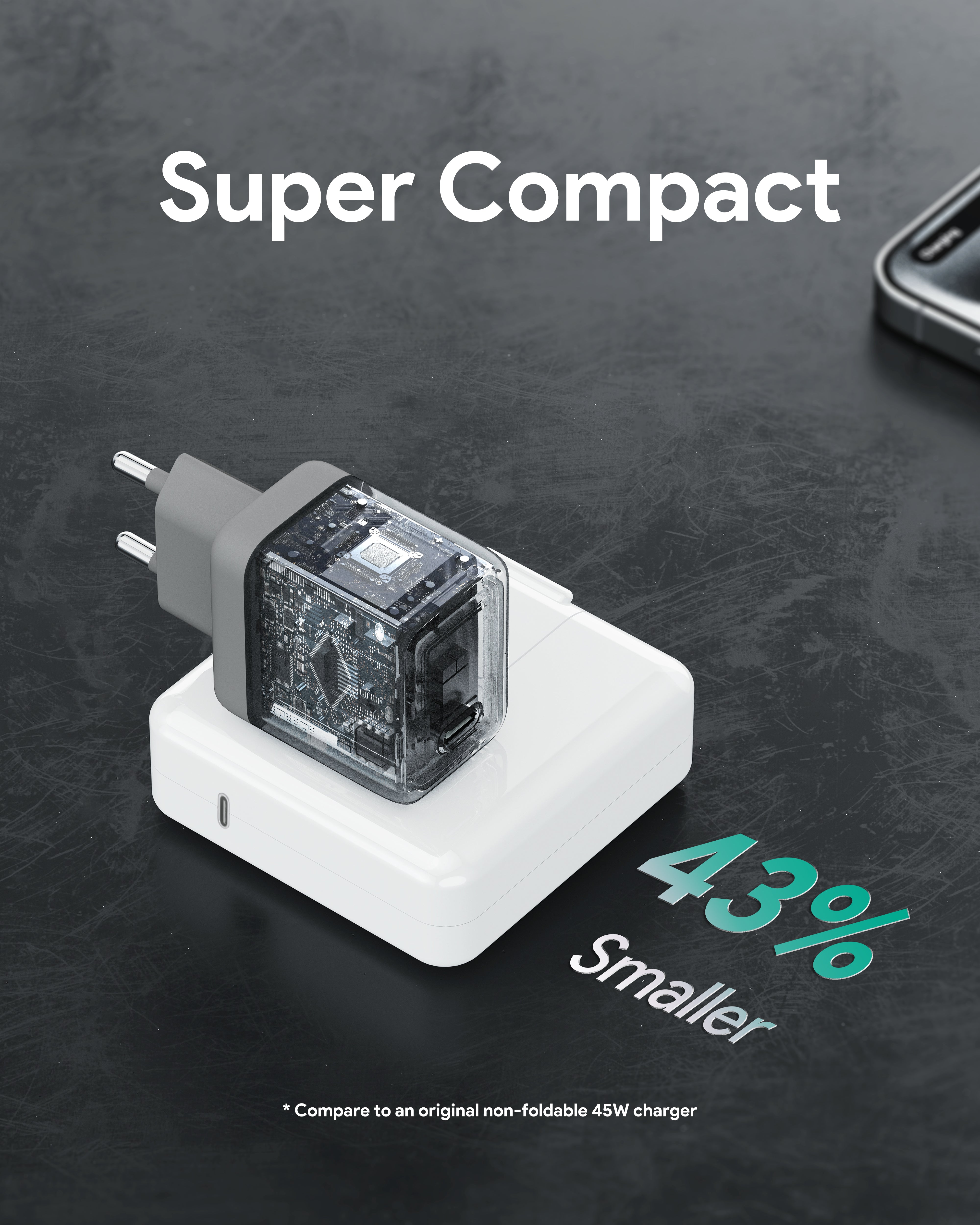 AUKEY PA-C2 Comet 45W PD Wall Charger with GaN Technology