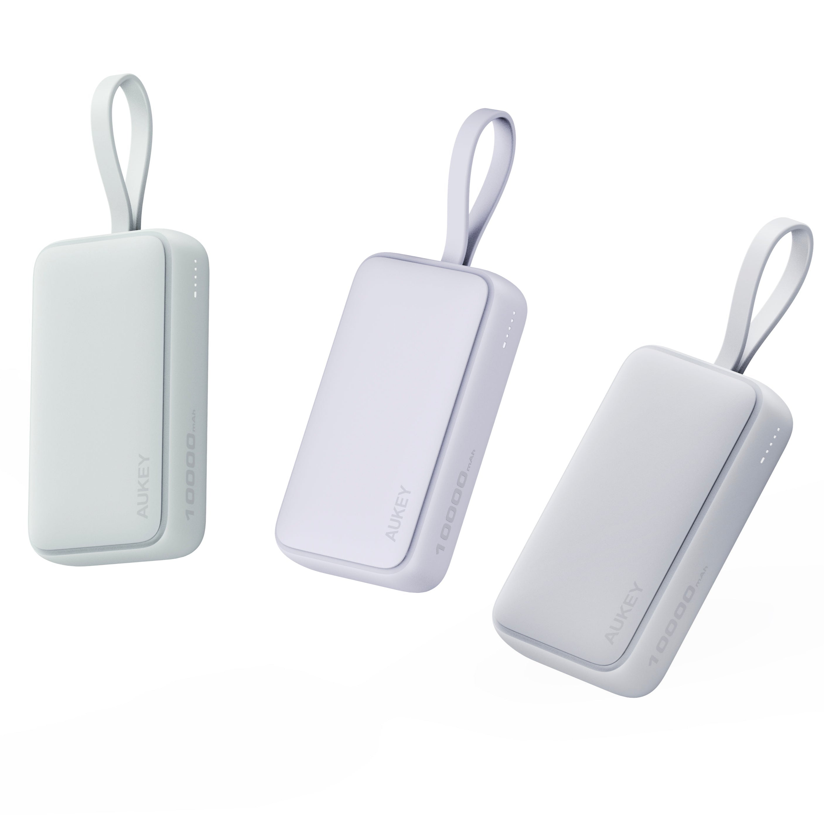AUKEY PB-Y61 Spark Sling Neo 10000mAh 30W  Power Bank with Built-in USB-C Cable