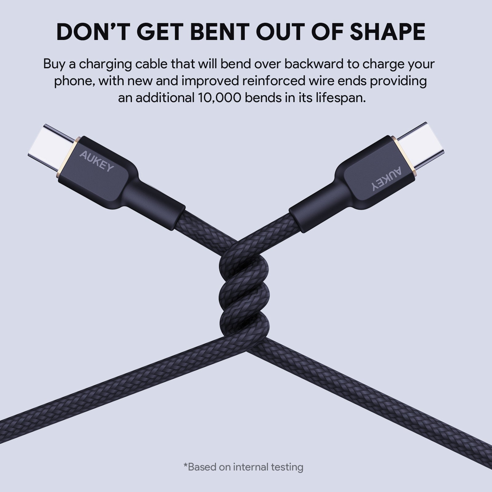 AUKEY CB-NCC1 60W 1m USB-C to USB-C Cable