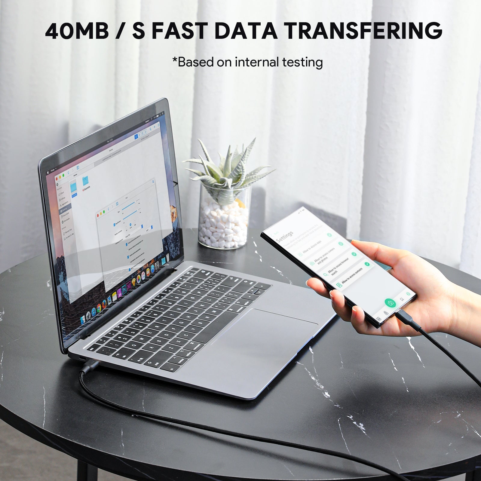 AUKEY CB-NCC1 60W 1m USB-C to USB-C Cable