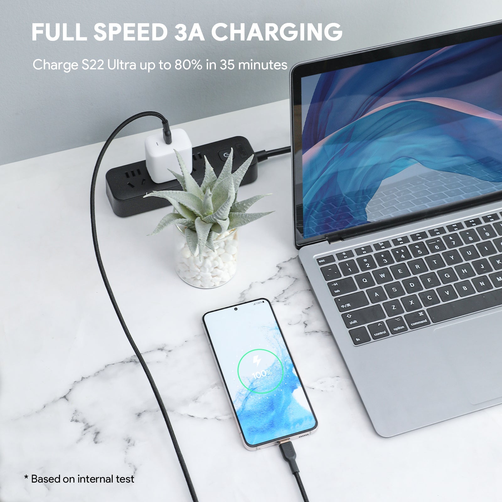 AUKEY CB-NCC1 60W 1m USB-C to USB-C Cable