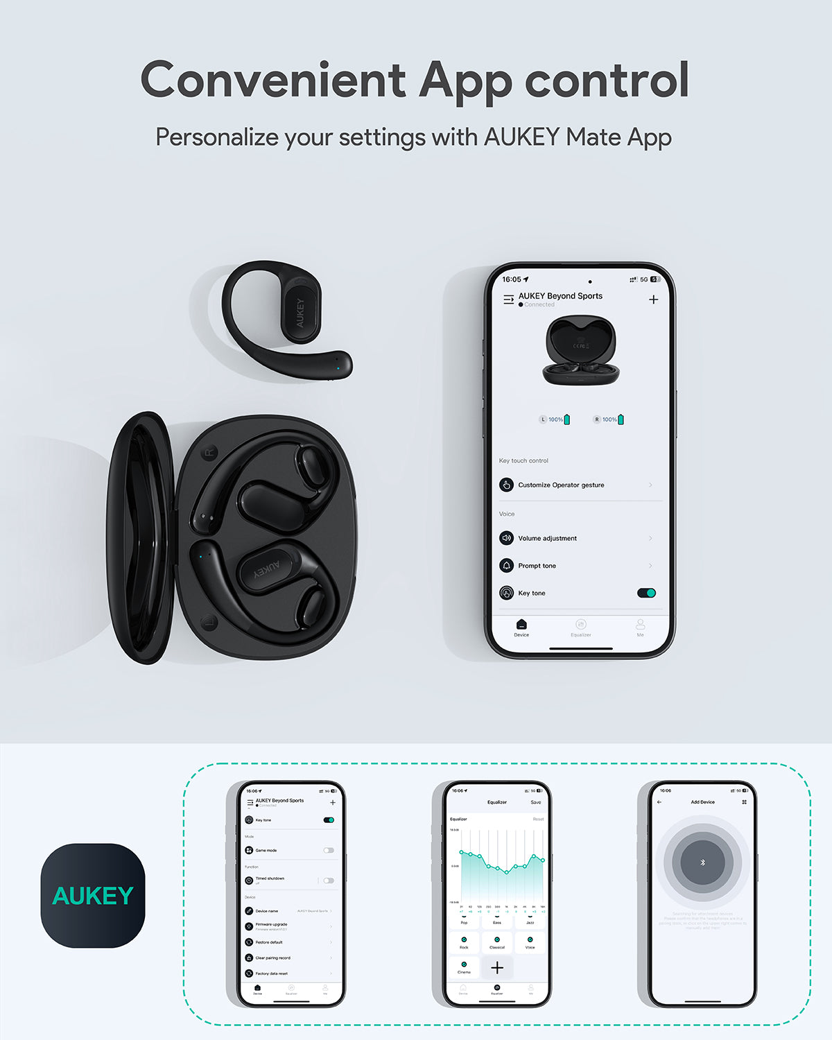 AUKEY EP-S1 Beyond Sports True Wireless Earbuds