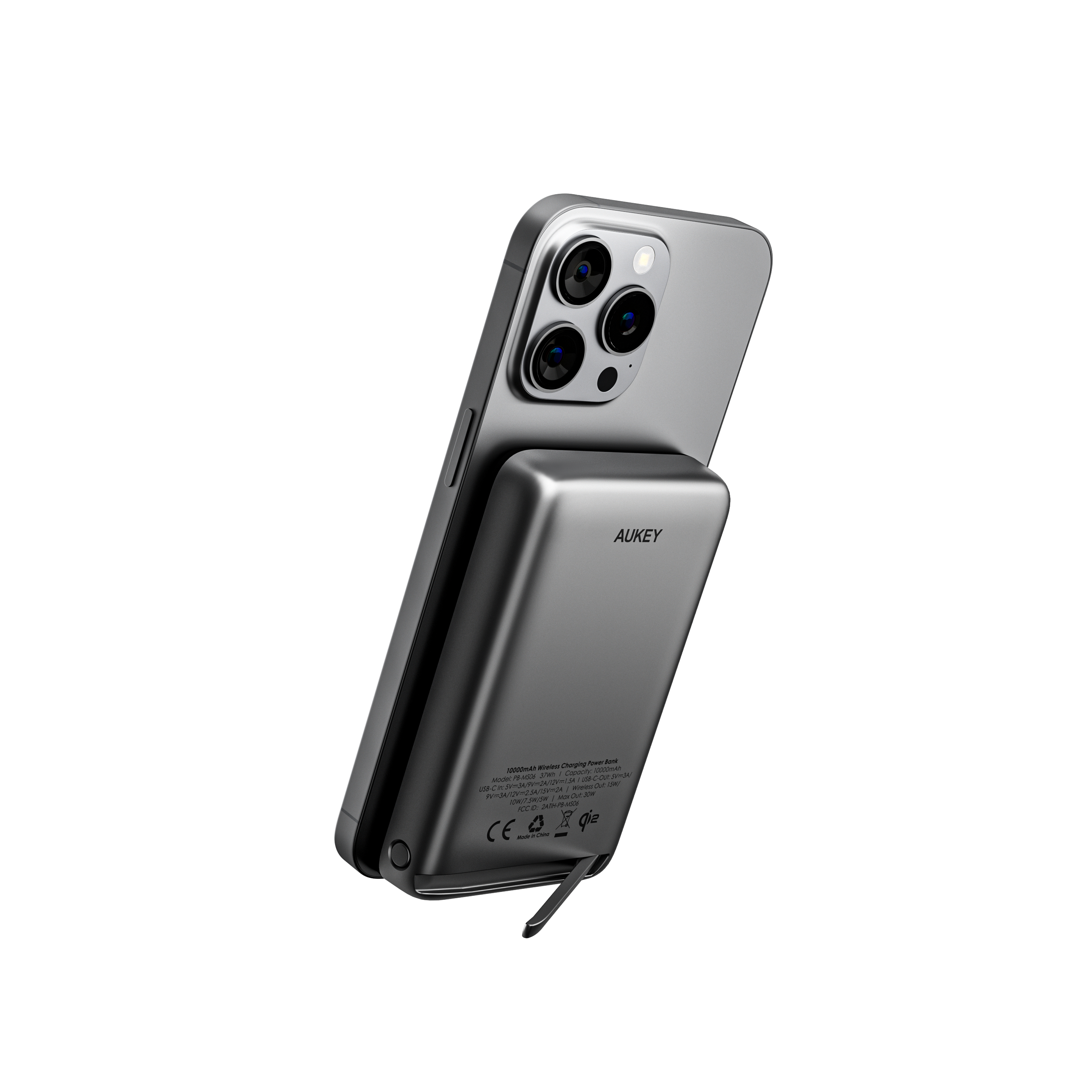 AUKEY PB-MS06 MagFusion 10000mAh Magnetic Wireless Charging Power Bank