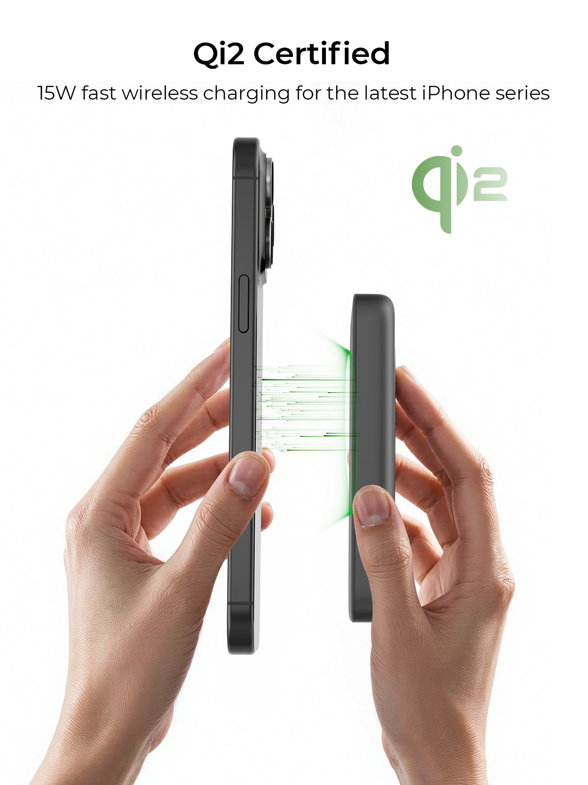 AUKEY PB-MS08 MagFusion M 10000mAh Qi2 Magnetic Wireless Charging Power Bank