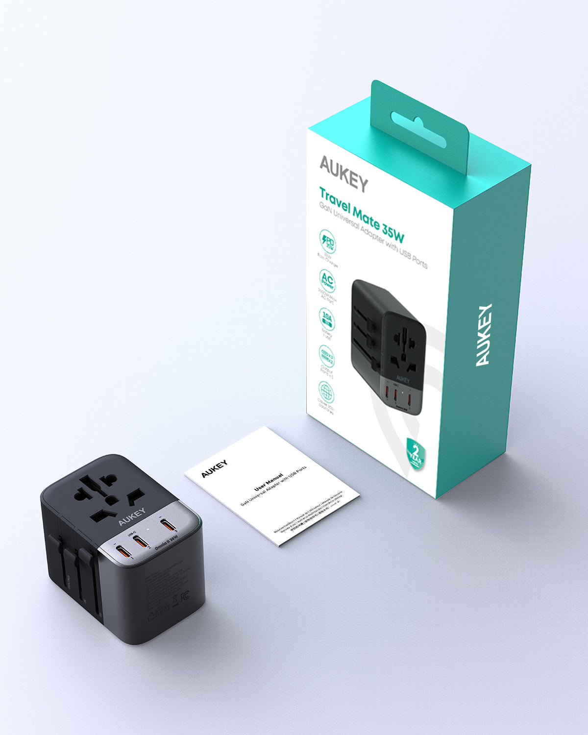 AUKEY PA-TA07A  35W GaN Universal Adapter